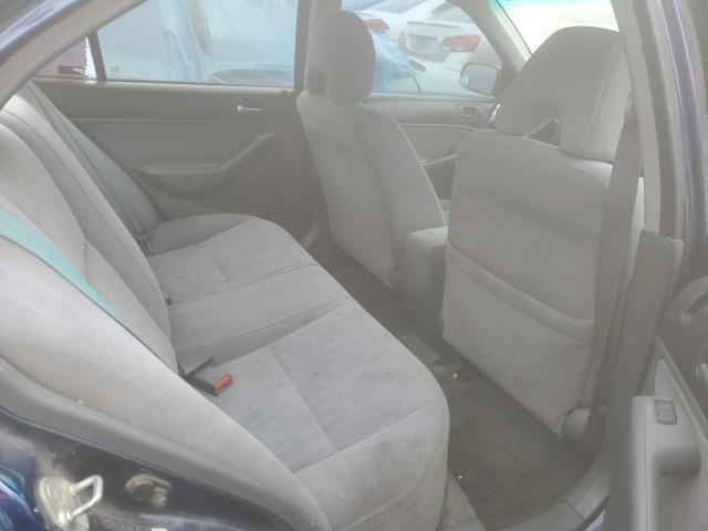 1HGES16653L013896 - 2003 HONDA CIVIC LX BLUE photo 10