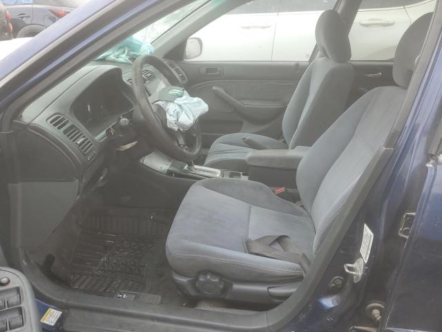 1HGES16653L013896 - 2003 HONDA CIVIC LX BLUE photo 7