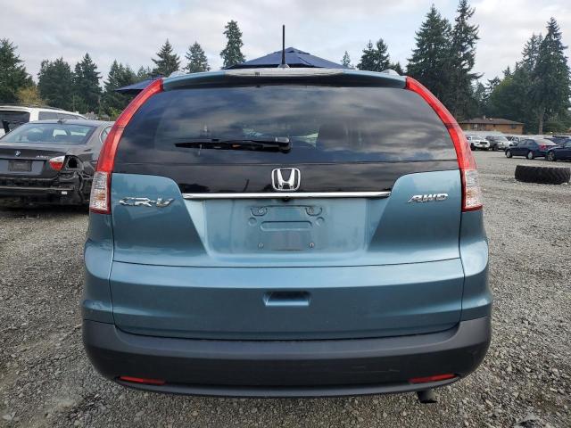 5J6RM4H7XDL023109 - 2013 HONDA CR-V EXL BLUE photo 6
