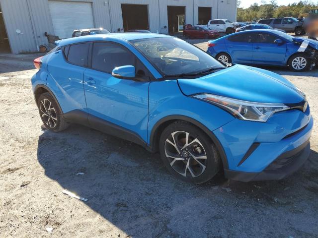 NMTKHMBX6KR087579 - 2019 TOYOTA C-HR XLE BLUE photo 4