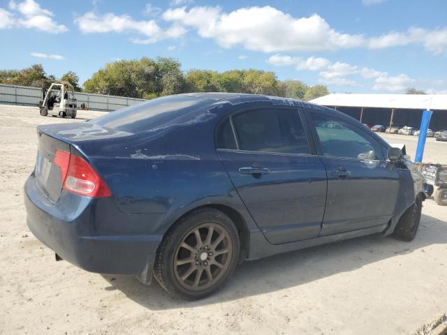 1HGFA16508L104029 - 2008 HONDA CIVIC LX BLUE photo 3