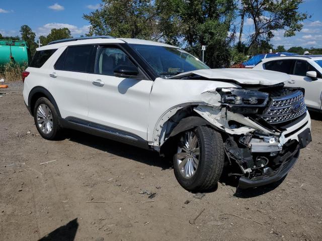 1FMSK7FH4LGA77681 - 2020 FORD EXPLORER LIMITED 白色 照片 4