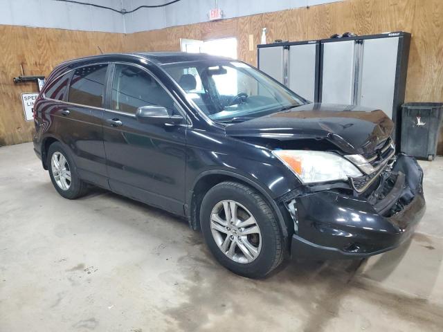 5J6RE4H5XAL076691 - 2010 HONDA CR-V EX BLACK photo 4