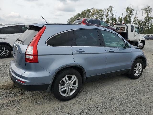 5J6RE4H7XAL018808 - 2010 HONDA CR-V EXL BLUE photo 3