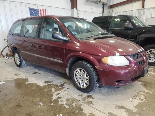 1B4GP44301B214401 - 2001 DODGE GRAND CARA SPORT MAROON photo 4