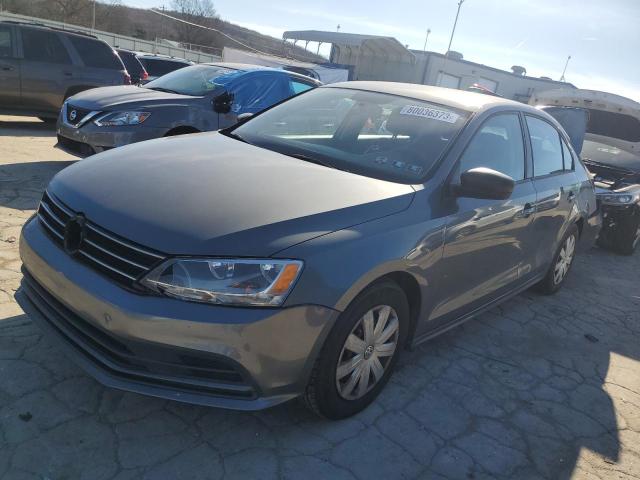 3VW2K7AJ9FM318382 - 2015 VOLKSWAGEN JETTA BASE GRAY photo 1