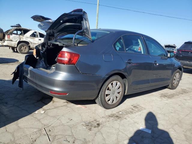 3VW2K7AJ9FM318382 - 2015 VOLKSWAGEN JETTA BASE GRAY photo 3