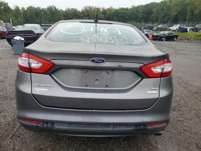 3FA6P0HR1DR217738 - 2013 FORD FUSION SE GRAY photo 6