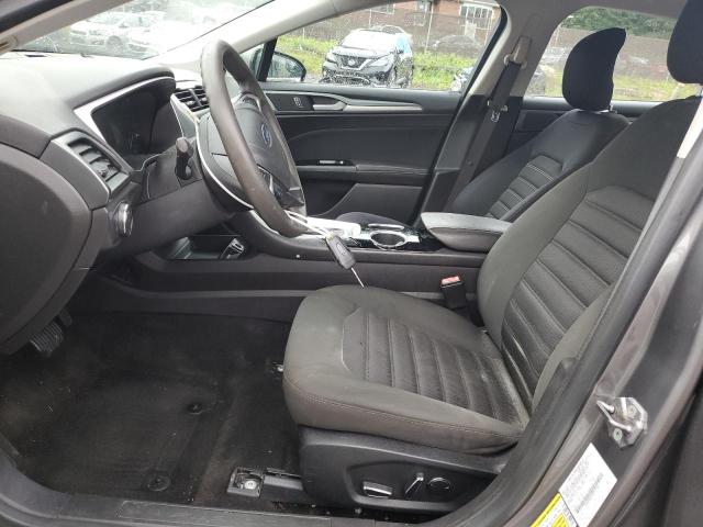 3FA6P0HR1DR217738 - 2013 FORD FUSION SE GRAY photo 7