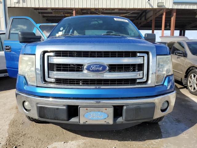 1FTFW1CF7EFB57219 - 2014 FORD F150 SUPERCREW BLUE photo 5