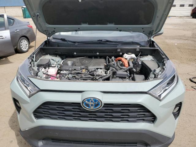 4T3RWRFV4MU045859 - 2021 TOYOTA RAV4 XLE ტალღისფერი ფოტო 11