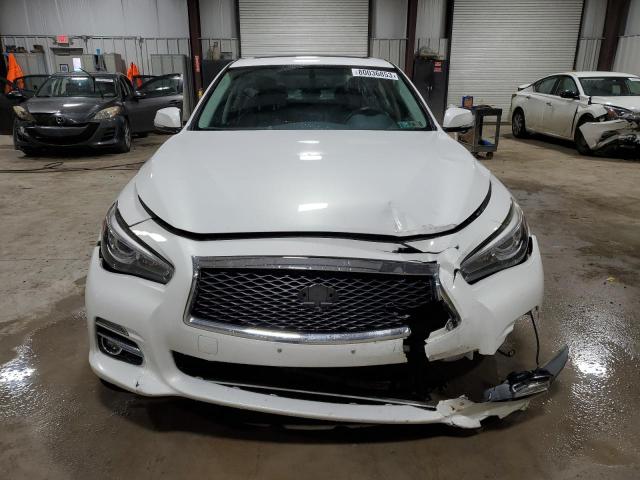 JN1BV7AR0FM411967 - 2015 INFINITI Q50 BASE WHITE photo 5