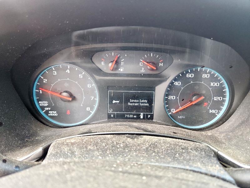 2GNAXHEV9K6298052 - 2019 CHEVROLET EQUINOX LS SILVER photo 9