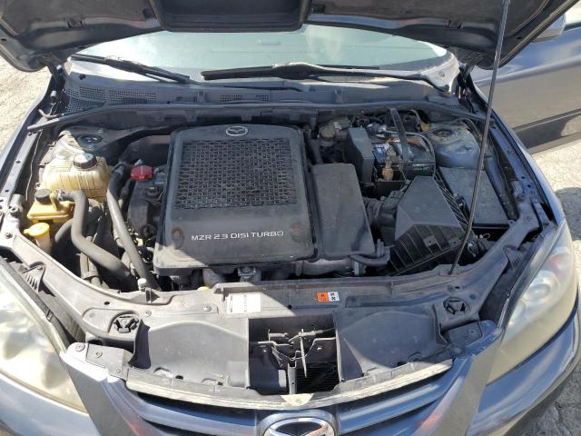 JM1BK34M681114320 - 2008 MAZDA SPEED 3 GRAY photo 11