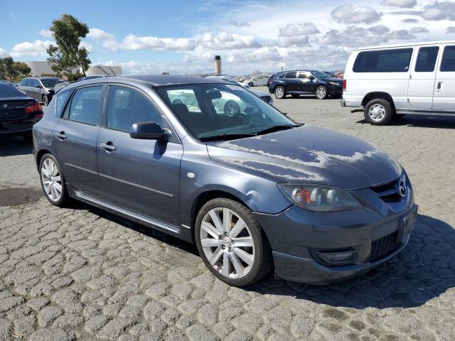 JM1BK34M681114320 - 2008 MAZDA SPEED 3 GRAY photo 4