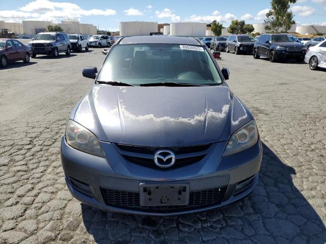 JM1BK34M681114320 - 2008 MAZDA SPEED 3 GRAY photo 5
