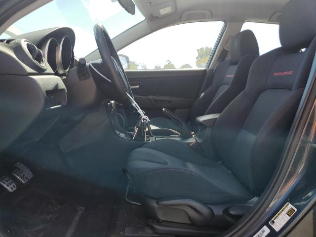 JM1BK34M681114320 - 2008 MAZDA SPEED 3 GRAY photo 7