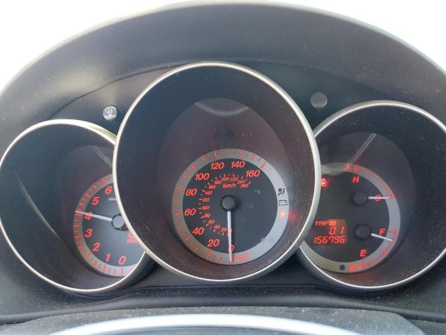 JM1BK34M681114320 - 2008 MAZDA SPEED 3 GRAY photo 9