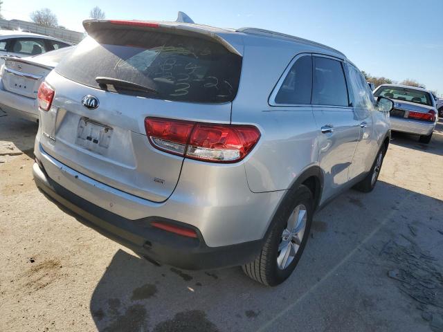 5XYPG4A34GG029564 - 2016 KIA SORENTO LX SILVER photo 3