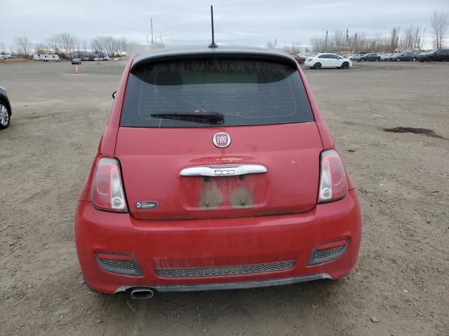 3C3CFFBR3DT746157 - 2013 FIAT 500 SPORT RED photo 6