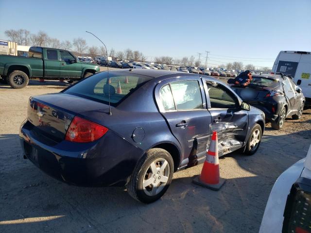 1G1AK58F287121922 - 2008 CHEVROLET COBALT LS BLUE photo 3