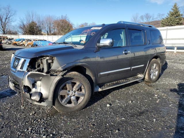 5N1AA0NE3BN609770 - 2011 NISSAN ARMADA PLATINUM GRAY photo 1