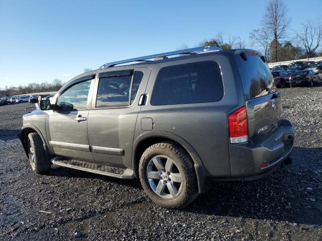 5N1AA0NE3BN609770 - 2011 NISSAN ARMADA PLATINUM GRAY photo 2