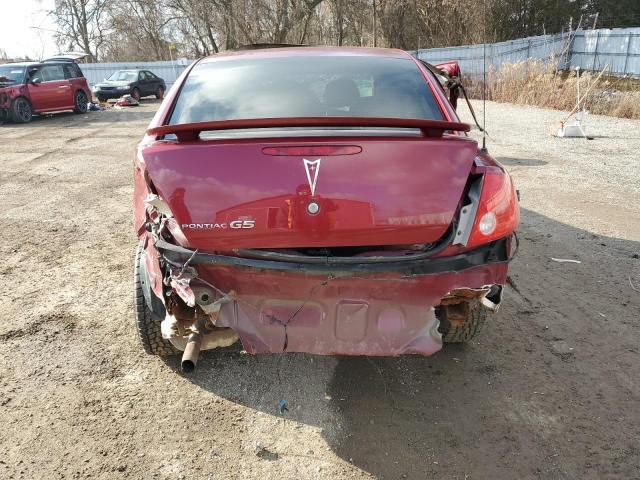 1G2AL55F877371175 - 2007 PONTIAC G5 SE BURGUNDY photo 6