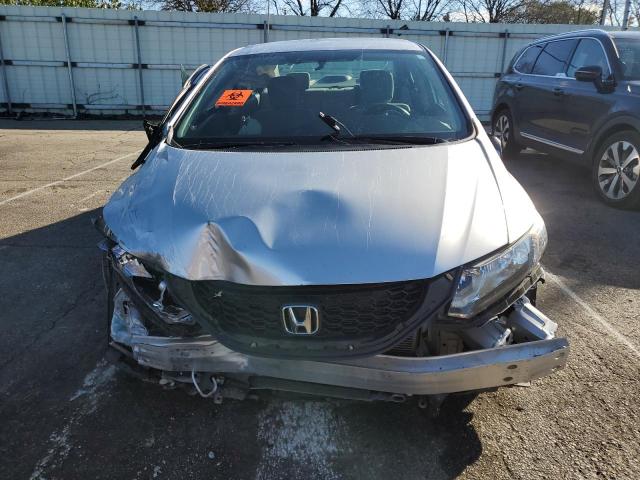 19XFB2F59DE076770 - 2013 HONDA CIVIC LX SILVER photo 5