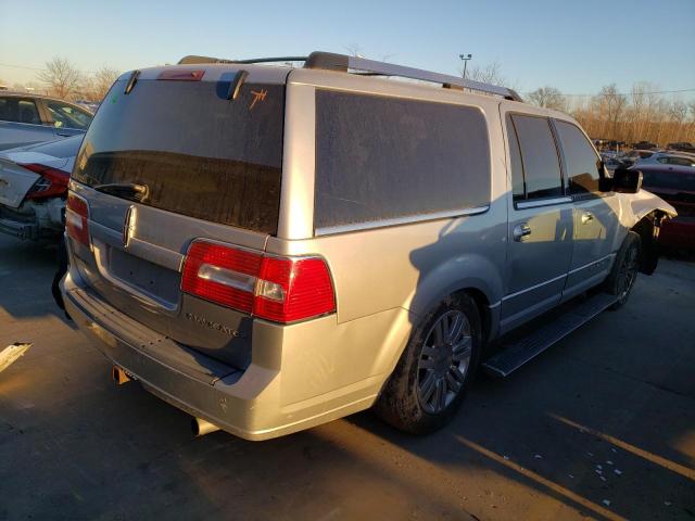 5LMJJ3J55BEJ10070 - 2011 LINCOLN NAVIGATOR L SILVER photo 3