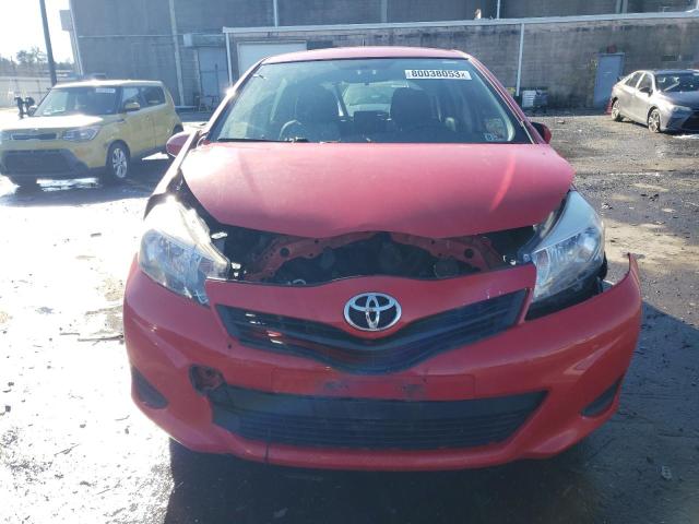 JTDKTUD31ED594710 - 2014 TOYOTA YARIS RED photo 5