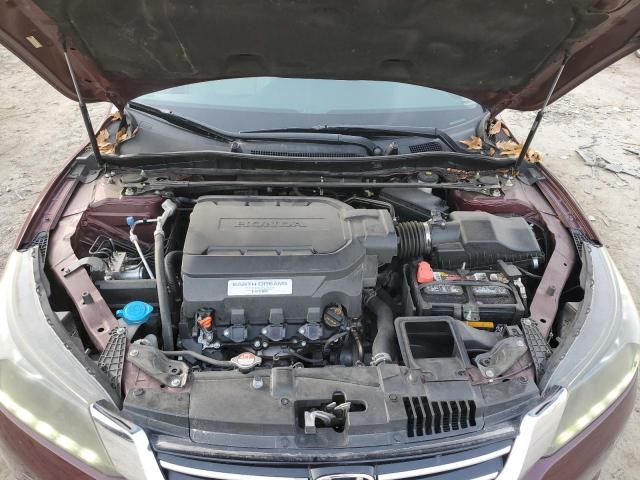 1HGCR3F85DA041551 - 2013 HONDA ACCORD EXL BURGUNDY photo 11