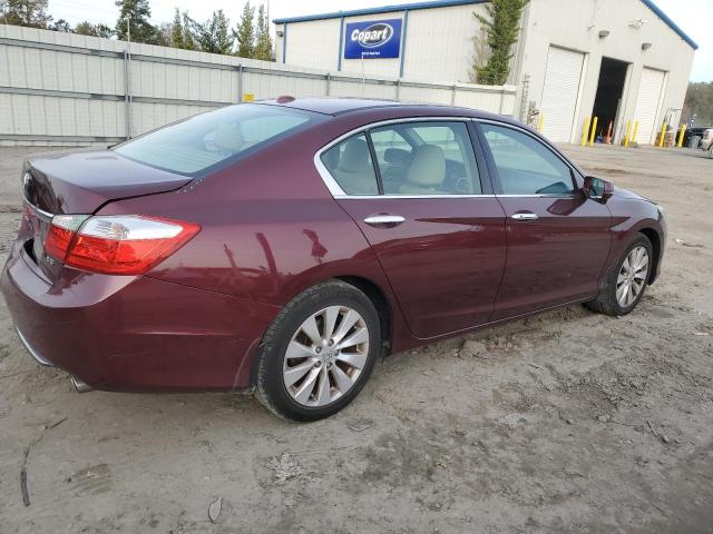 1HGCR3F85DA041551 - 2013 HONDA ACCORD EXL BURGUNDY photo 3