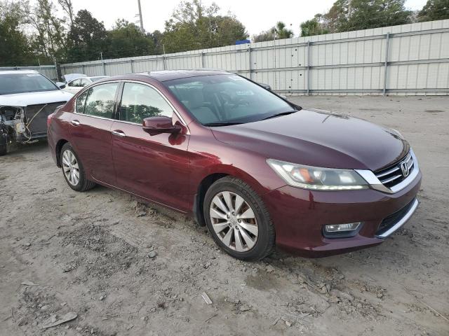 1HGCR3F85DA041551 - 2013 HONDA ACCORD EXL BURGUNDY photo 4