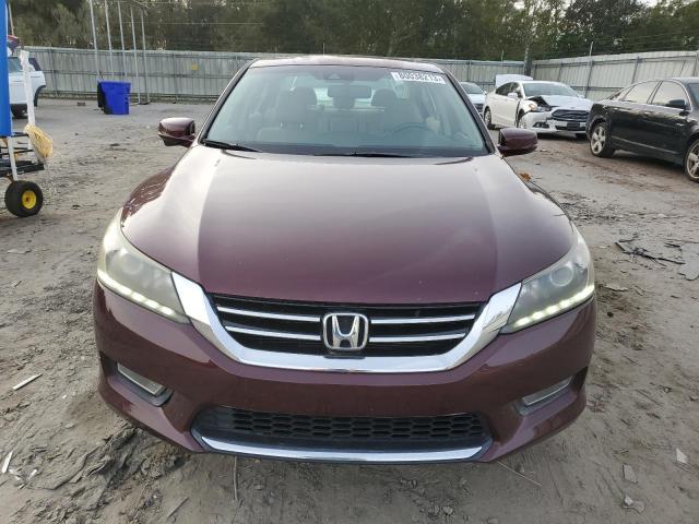 1HGCR3F85DA041551 - 2013 HONDA ACCORD EXL BURGUNDY photo 5