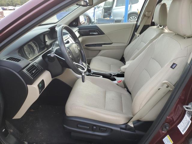 1HGCR3F85DA041551 - 2013 HONDA ACCORD EXL BURGUNDY photo 7