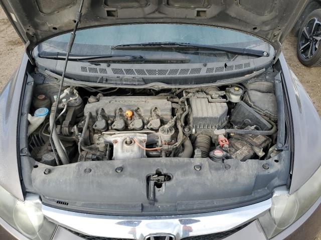 2HGFA166X9H006987 - 2009 HONDA CIVIC LX-S ნაცრისფერი ფოტო 11