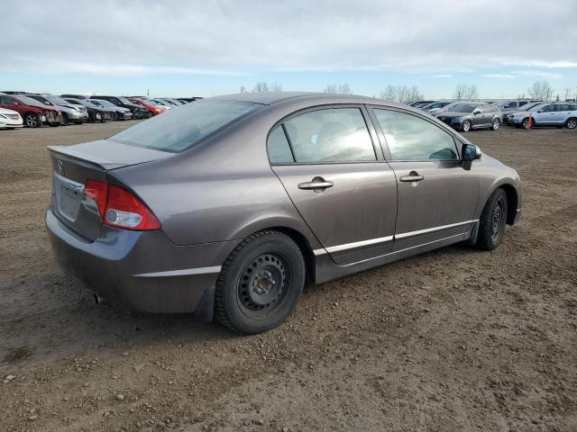 2HGFA166X9H006987 - 2009 HONDA CIVIC LX-S ნაცრისფერი ფოტო 3