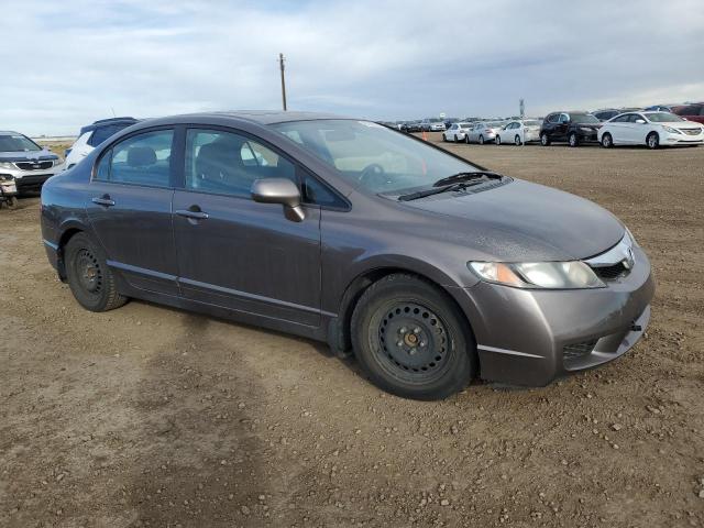 2HGFA166X9H006987 - 2009 HONDA CIVIC LX-S ნაცრისფერი ფოტო 4