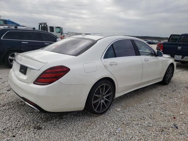 WDDUG8DB9KA481053 - 2019 MERCEDES-BENZ S 560 WHITE photo 3