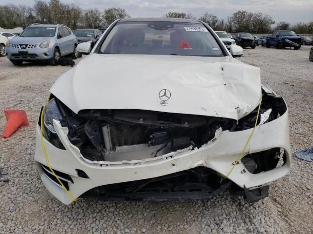 WDDUG8DB9KA481053 - 2019 MERCEDES-BENZ S 560 WHITE photo 5