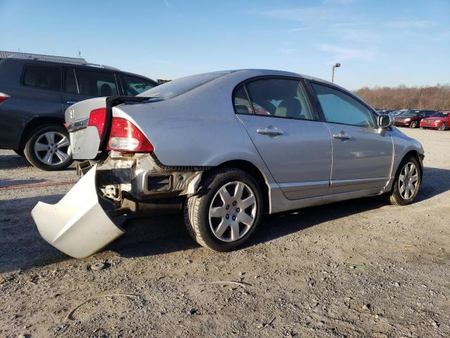 1HGFA15589L000326 - 2009 HONDA CIVIC LX SILVER photo 3