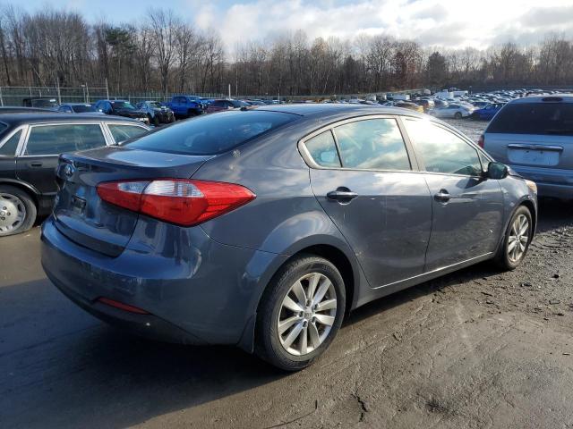 KNAFX4A60F5334215 - 2015 KIA FORTE LX GRAY photo 3