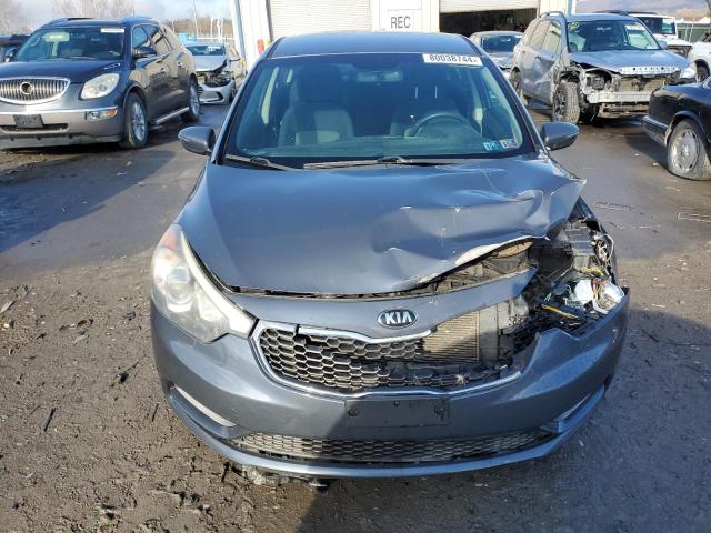 KNAFX4A60F5334215 - 2015 KIA FORTE LX GRAY photo 5