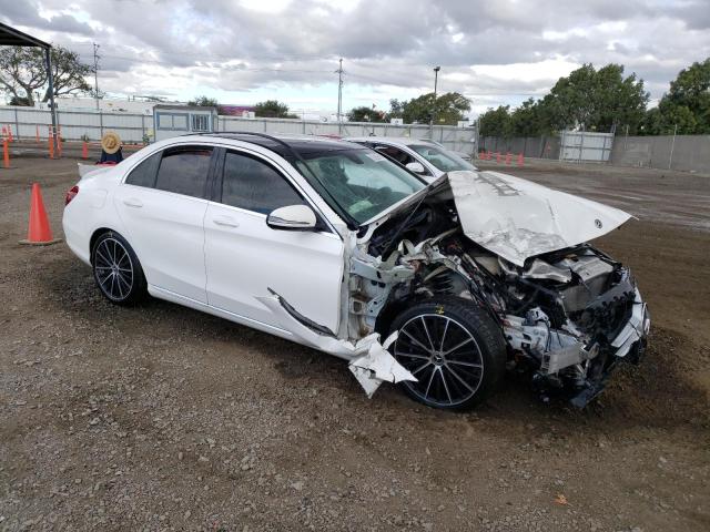 55SWF8DB8KU291742 - 2019 MERCEDES-BENZ C 300 WHITE photo 4