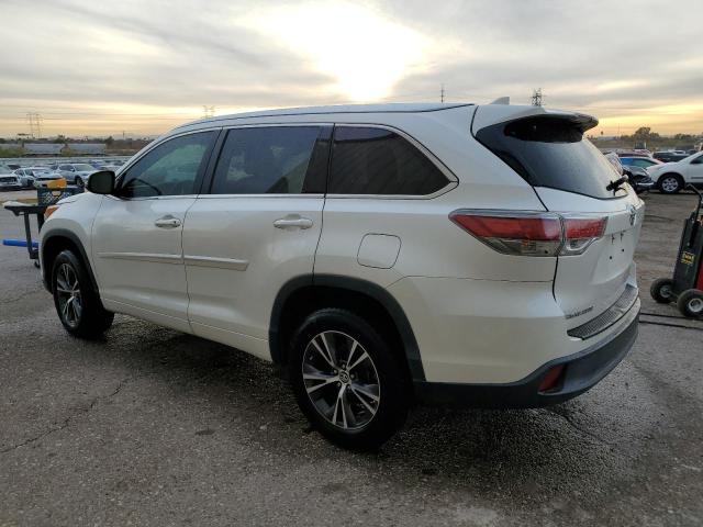 5TDKKRFHXGS172774 - 2016 TOYOTA HIGHLANDER XLE WHITE photo 2