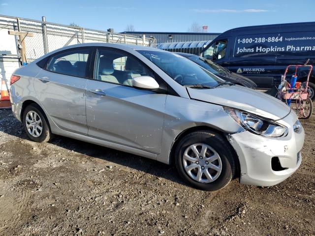 KMHCT4AE6EU688071 - 2014 HYUNDAI ACCENT GLS GRAY photo 4