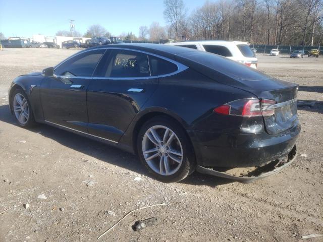 5YJSA1H14FFP72794 - 2015 TESLA MODEL S 85 BLACK photo 2