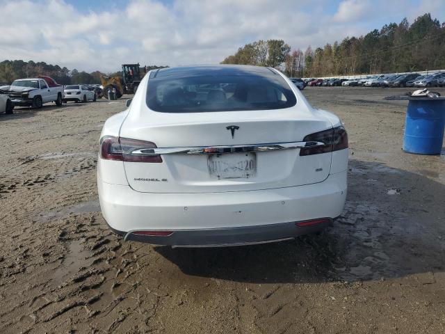5YJSA1H17EFP60864 - 2014 TESLA MODEL S WHITE photo 6