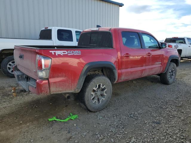 3TMCZ5AN5LM355113 - 2020 TOYOTA TACOMA DOUBLE CAB MAROON photo 3